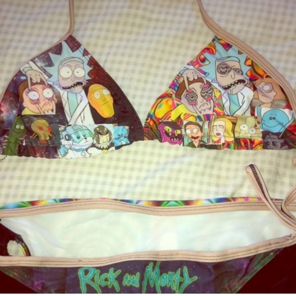 rick and morty bathing suit